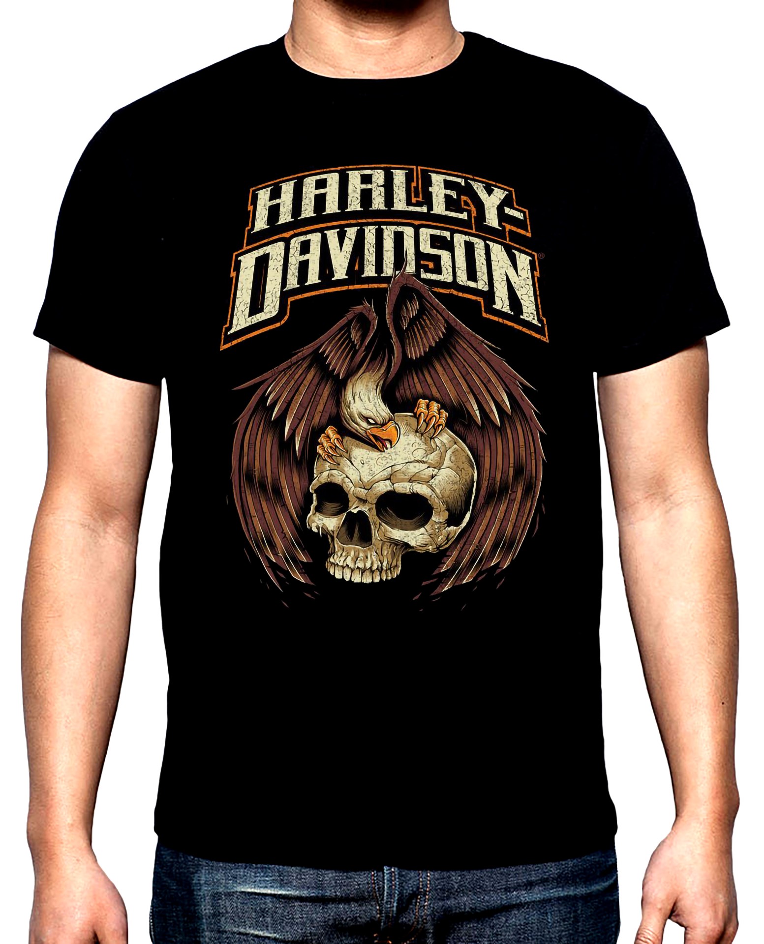 Harley Davidson, 2, Харлей Дейвидсън, рокерска мъжка тениска, 100% памук, S до 5XL